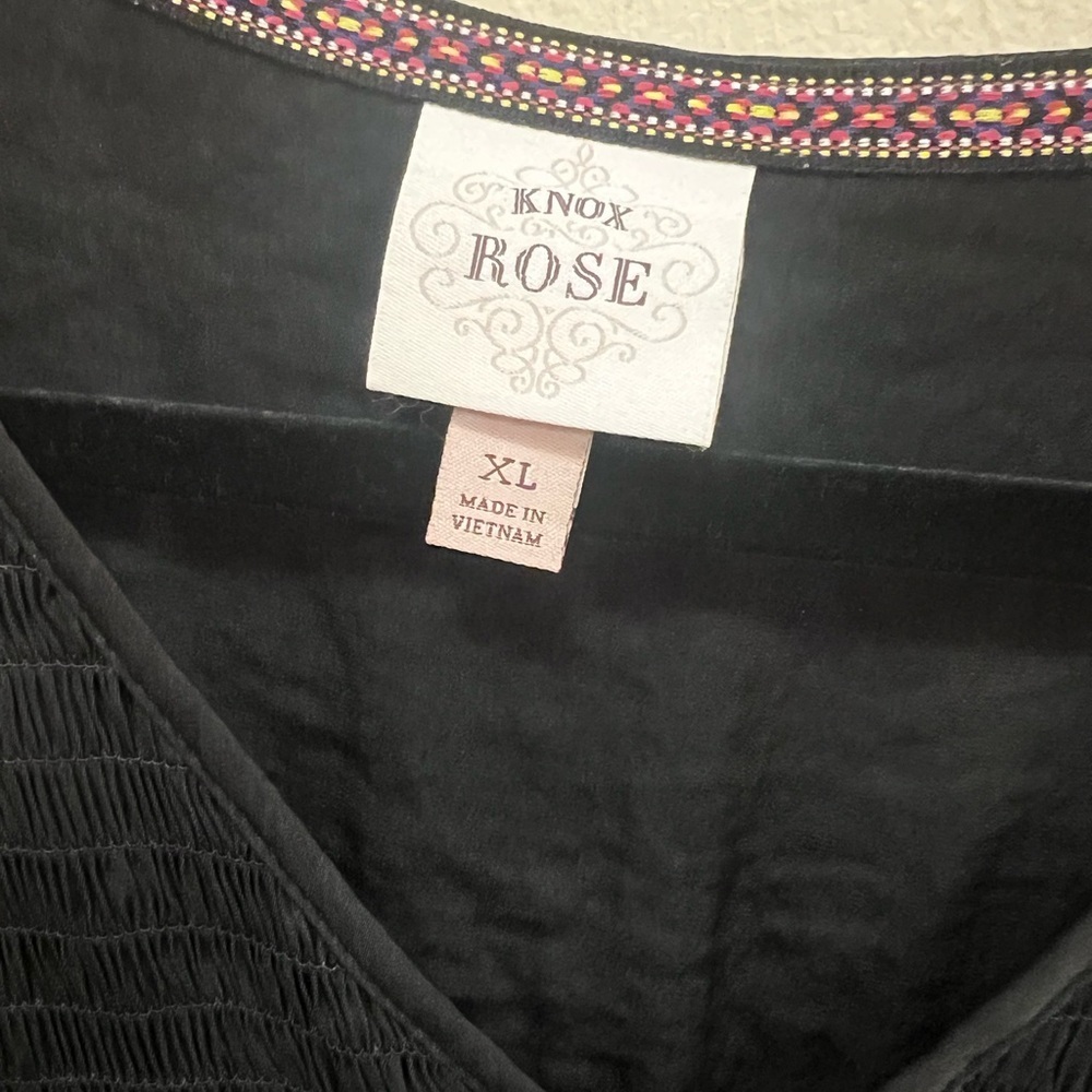 Knox Rose Black Women's Blouse - Picture 2 of 7
